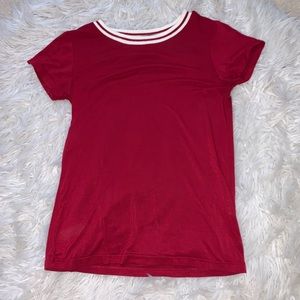 American Eagle Soft & Sexy red collared top!